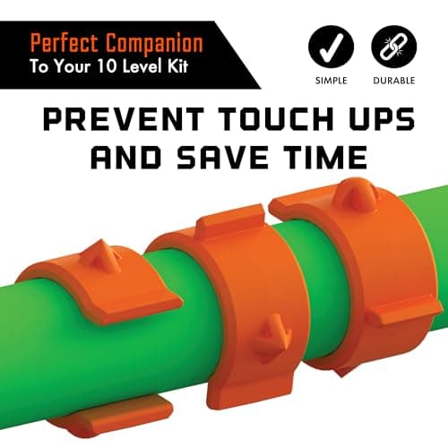 Touch Point Drying Clips for Drying Man Doors, Cabinet Doors & Trim, Prevents Touch Ups, Reduce Point of Contact for All Painters, for Use with Erecta-Rack 10 Level Paint Drying Rack Kit