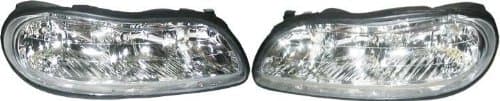 1997-2003 (1998 1999 2000 2001 2002 97 98 99 00 01 02 03) Chevy Malibu Headlight - One Pair (Both Driver and Passenger Sides) - DOT Certified Chevrolet Headlights