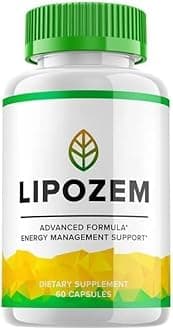 Lipo-zem Capsules, Lipozem Advanced Formula Supplement, Lypozem Natural Ingredients Reviews (60 Capsules) T1