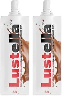 Lustella Infused Hazelnut Chocolate Spread - Fun for Couples (2 pack)