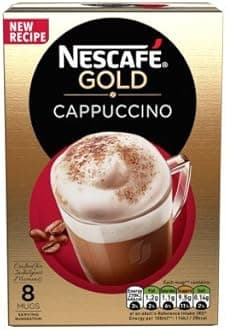 Nescafe Cappuccino Sachets, Powder, Sachet , Pack Of 1,0.01 Ounces