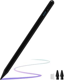 Stylus Pen for Samsung Galaxy Tab A9/A8/A7 Tablet Pens for iOS/Android/Windows Stylists Pen with Dual Touch Screen Stylus Pencil (Black)
