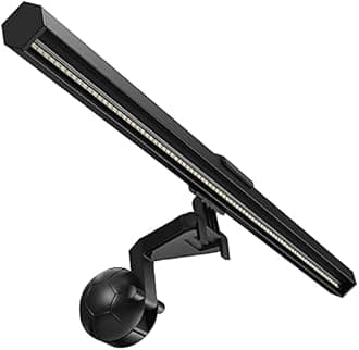 Quntis Computer Monitor Lamp, Screen Monitor Light Bar for Eye Caring, USB Reading LED Task Light with Auto-Dimming, Dimmable Lamp Bar, Touch Control, No Glare Space Saving Home Office Desk Lamps