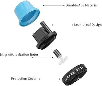 FIERRG Power Pumps 10/18/25/45/60/85/105W 600-4500L/H Submersible Water Pump 220V Aquarium Fish Pond Tank Spout Pump Accessories (Color : 8W)