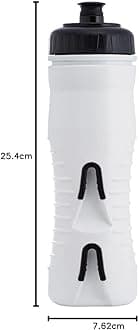 Fabric Insulated Bottle 600 ml White