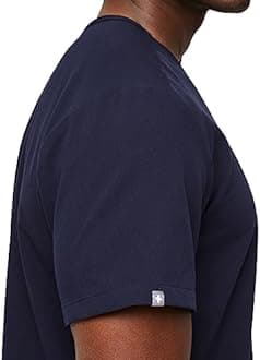 - Leon Scrub Top for Men – 3 Pockets, Tailored Fit, Modern V-Neck, 4-Way Stretch, Moisture-Wicking