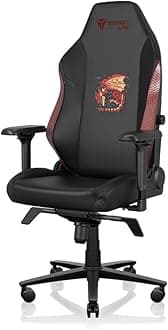 Secretlab Titan Evo 2022 Monster Hunter Gaming Chair - Ergonomic & Heavy Duty Computer Chair with 4D Armrests - Magnetic Head Pillow & Lumbar Support - Big and Tall 395 lbs - Black/Red - PU Leather