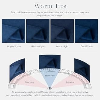 Phantoscope Pack of 2 Velvet Decorative Throw Pillow Covers Soft Solid Square Cushion Case for Couch Navy Blue 26 x 26 inches 65 x 65 cm