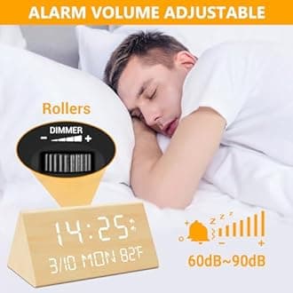 Wooden Digital Clock