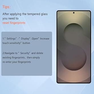 Aiziki Glass Screen Protector For Samsung Galaxy S25 Ultra Tempered Glass Film, Impact-Protection, Anti-Shatter, Anti-Scratch, HD Clear, Bubble Free, [2 Pack] Screen Protectors Galaxy S25 Ultra