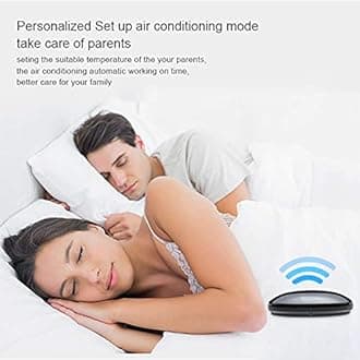 FRANKEVER Smart Home Hub-Wifi Remote Control Ir Blaster For All In One Ir Blaster Remote,Tv Dvd Ac Stb Etc Ir Remote,Compatible With Alexa,Google Home,Ifttt,Black