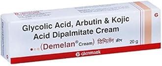 Artcollectibles India 5 X Demelan Cream Glycolic Acid Arbutin,Kojic Hyper Pigmentation 15G Skin Care