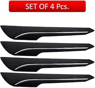 OWINO 7D Mat for Innova Hycross 8 Seater Car Floor Mat with Free Bumper Protector, 100% Company Assured, Grass Mat Attached (Black, Innova Hycross (8 Seater))