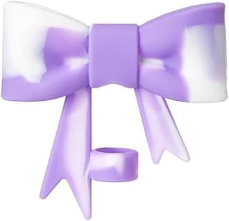 Bow Straw Covers for Stanley, Bow Straw Topper, Silicone Cup Straw Topper, Reusable Cute Straw Protector Topper, for Stanley Cup Accessories 30&40 Oz Tumbler