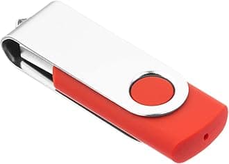 EASTBULL 1GB USB Flash Drive 1PCS, USB 2.0 Thumb Drive Swivel USB Stick Memory Stick Metal Thumb Drive (Red)