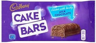Milk Chocolate Cake Bars 5 Pack 150g