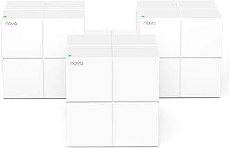 Nova MW6 Mesh WiFi System - AC1200 Whole Home WiFi Mesh Router for 3500 sq.ft Coverage - Dual-Band Gigabit Mesh Network for 90 Devices - Seamless Roaming, Easy App Setup, 3-Pack