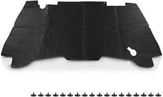 LQI Hood Insulation Pad with Clips Compatible with Dodge Ram 1500 1994-2001, Not Fit Durango Or Dakota, Not Fit for Diesel