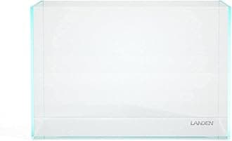 Landen 60P 87 Litre Rimless Low Iron Aquarium Tank, 23.6 W × 15.7 D × 15.7 H inch (60cm x 40cm x 40cm) 8mm Thickness