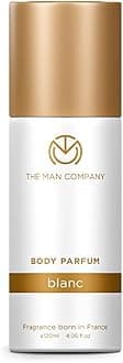 The Man Company Blanc Fresh Perfume For Man - 120Ml | Premium Luxury Long-Lasting Fragrance Spray | No Gas Deodorant For Man | Gift For Him | Anniversary fragrance gift | Fresh scent for daily office wear |