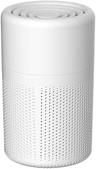 Filter Portable Purifier for home with USB Type C Cable，portabilitysmall air purifier，3-Stage Filtration System and Quiet Air Cleaner With Night Light，for Smokers Pollen Pets Dust Office，Aromatherapy