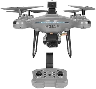 KY102 RC Drone, 4K HD Dual Camera 50X Zoom Aerial Photography Drone with Intelligent Hover, 1800mAh 4 Way Obstacle Avoidance 360° Flips Gesture Photography Remote Control Gift