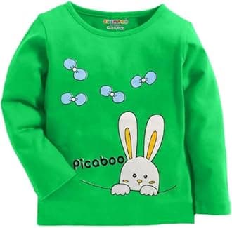 Kuchipoo Girls Full Sleeves Regular Fit Cotton T-Shirt