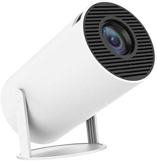 Smart Projector for Home 4K Support, Native 720p HD Resolution, 2500 Lumen, Rotabable Design, Speaker, Android 11 with Built-in Apps (Netflix, Prime, YouTube) WiFi, 100''Max Display