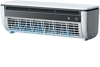 Portable Air Conditioner - Wireless Wall Mounted AC with 3 Wind Modes for Fast Cooling - 10 dB Quiet for Indoor Rooms,Bedroom,Kitchen (white)