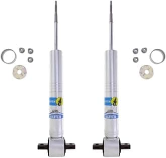 Bilstein Set of Front 5100 Shocks fit 2019-2025 Silverado/Sierra 1500 and w/o Trail Boss/AT4 Off Road Pkg | Provides 0-2.5" Front Lift | Includes TrendsAuto Decal