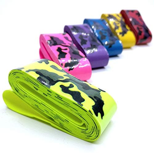 Supfan Tennis Grip has a Unique Color Pattern .Increase The Grip and Anti-skidresistance Design,Suitable for Tennis overgrip Squash Racquet Pickleball Baseball Badminton Bicyc (Rainbow Camouflage)