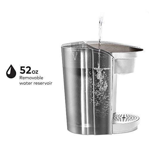 Keurig K-Select Coffee Maker, Single Serve K-Cup Pod Coffee Brewer, With Strength Control and Hot Water On Demand With Strength Control and Hot Water On Demand Matte White K-Select