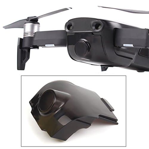 Helistar Compatible Gimbal Protector Accessories Gimbal Cover Lock Camera Guard Lens Cover Replacement for applicable Dji Mavic Air (Transparent Black)