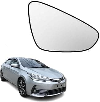 ORVM Side View Mirror Glass/Sub Mirror Plate for Toyota Corolla Altis E170 11TH GEN F/L 2017-2020 Model Type 3 (RIGHT DRIVER SIDE)