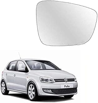 Auto Spare World Right Side Mirror Glass Compatible With Volkswagen Polo 2009-2018 Set of 1 Pcs.