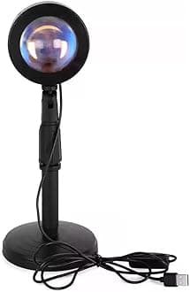 1PCS Colorfull Sunset Lamp, LED Sun Projection Night Light (Multicolor)
