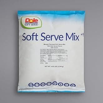 Soft Serve Mix, Lactose Free, Dairy free, Vegan, Gluten Free, 4.4 lb Bag By Magic Market (Mango)
