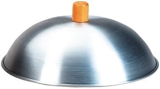 M.V. Trading TWC14 Aluminum Wok Lid with Wood Knob, 12½-Inch