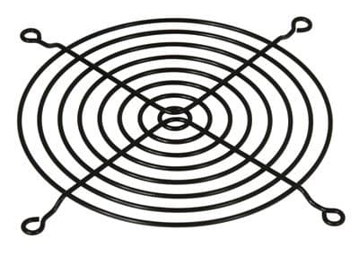 FAN GUARD,120MM(4.68 INCH )BLACK,ANODE,BLACK ANODIZED