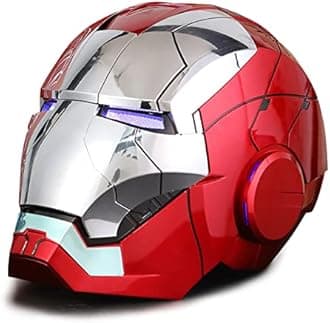 Helmet Man MK5 1:1 Cosplay Mask Electronic Open/Close Voice Control for Adult Superhero Movie Role-Playing Helmet Touch Sensor