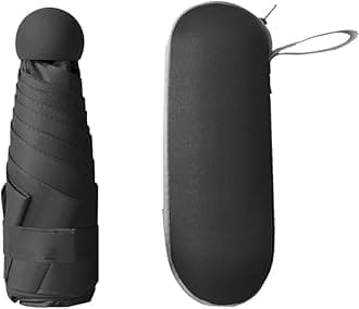 Folding Umbrellas Travel Pocket Umbrella Small Mini Umbrella Light Compact Design Perfect for Travel Lightweight Portable Parasol Outdoor Summer Sun Rain Umbrellas