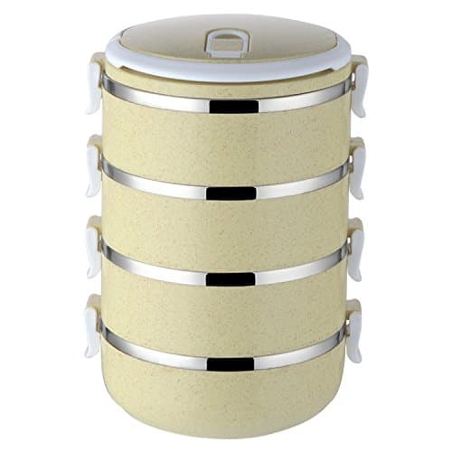 Lunch Box 4 Boxes with Insulated Bag