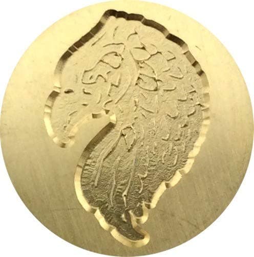 Eagle Head Insignia 7/8" Diameter Wax Seal Stamp
