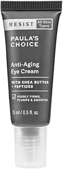 RESIST-Anti-Aging Eye Cream w/Shea Butter & Peptides, 0. 5 oz Tube Face Cream for Fine Lines & Wrinkles Around the Eye