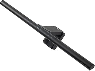 BenQ ScreenBar Pro Monitor Light/Brightness & Color Temperature Adjustment/Space Saving/Curved Monitor Compatible/Wide Area Lighting/Eye-friendly/Reflection Reduction/Space Saving/PC Work/USB Type-C