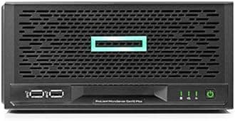 HPE ProLiant MicroServer Gen10 Plus Server with one Intel® Xeon® E-2224 Processor, 16 GB Memory, and 4 Large Form Factor (LFF) Non-hot Plug Drive Bays