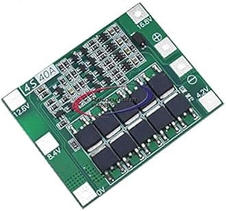 1Pcs 3S 4S 30A 40A 60A Protection Board 18650 BMS For Drill Motor 11.1V 12.6V 14.8V 16.8V Enhance Balance (4S 40A?Enhance)