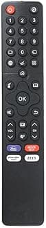 LED 525 Universal Remote Control for Chinese, DACS, Vise LCD LED and Non-Branded Smart TVs - Black ZEE5, HOTSTAR (Please Match with Your Old Remote Before Placing an Order)