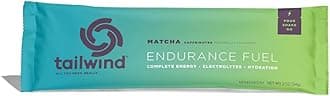 Tailwind Nutrition Grab-and-Go Caffeinated Endurance Fuel, Hydration Drink for Athletes, Single Serving, Matcha Green Tea, Pack of 12