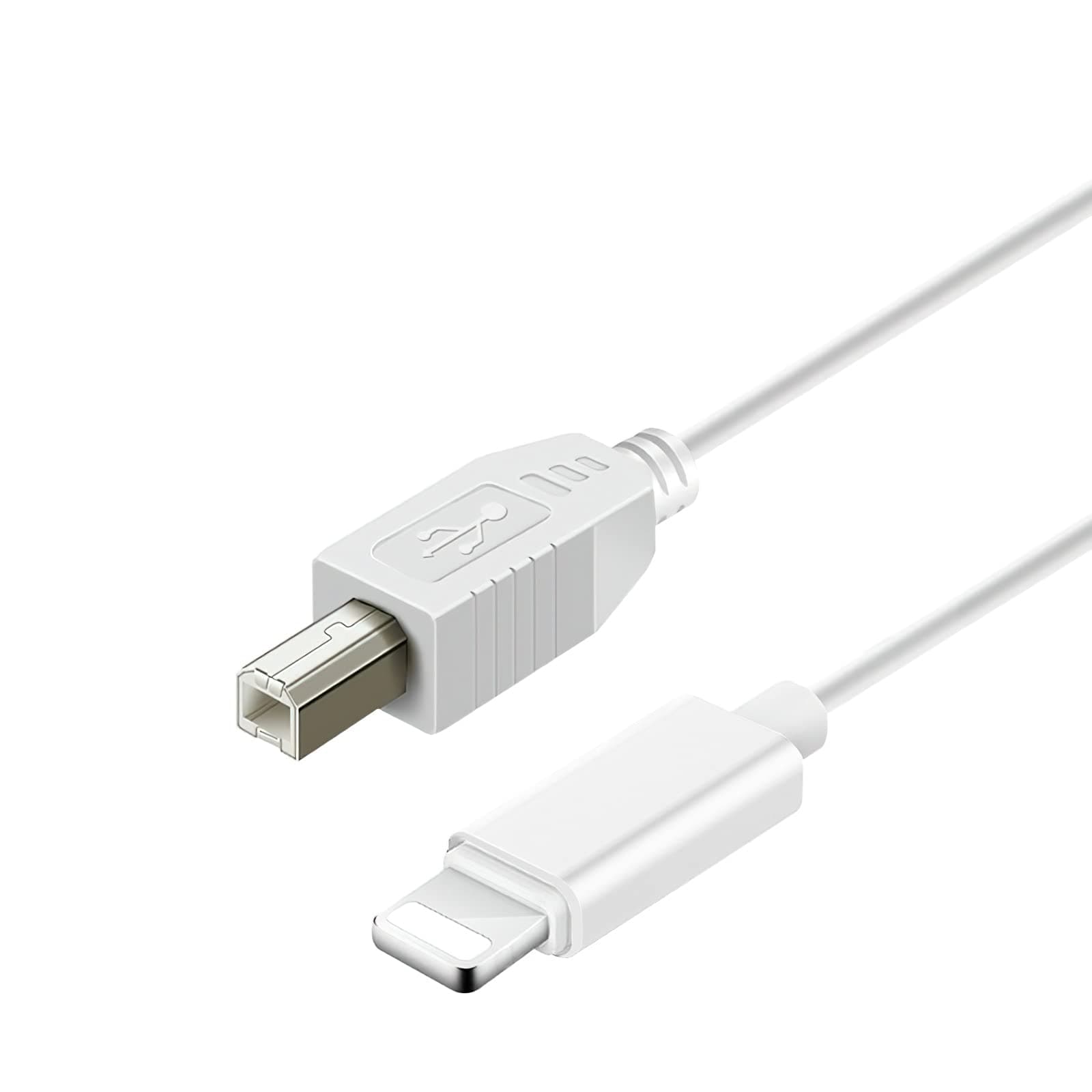 MIDI Cable USB Type B Adapter Converter for Digital Piano Keyboard Audio Interface Casio Hammer Yamaha Compatible with iOS System